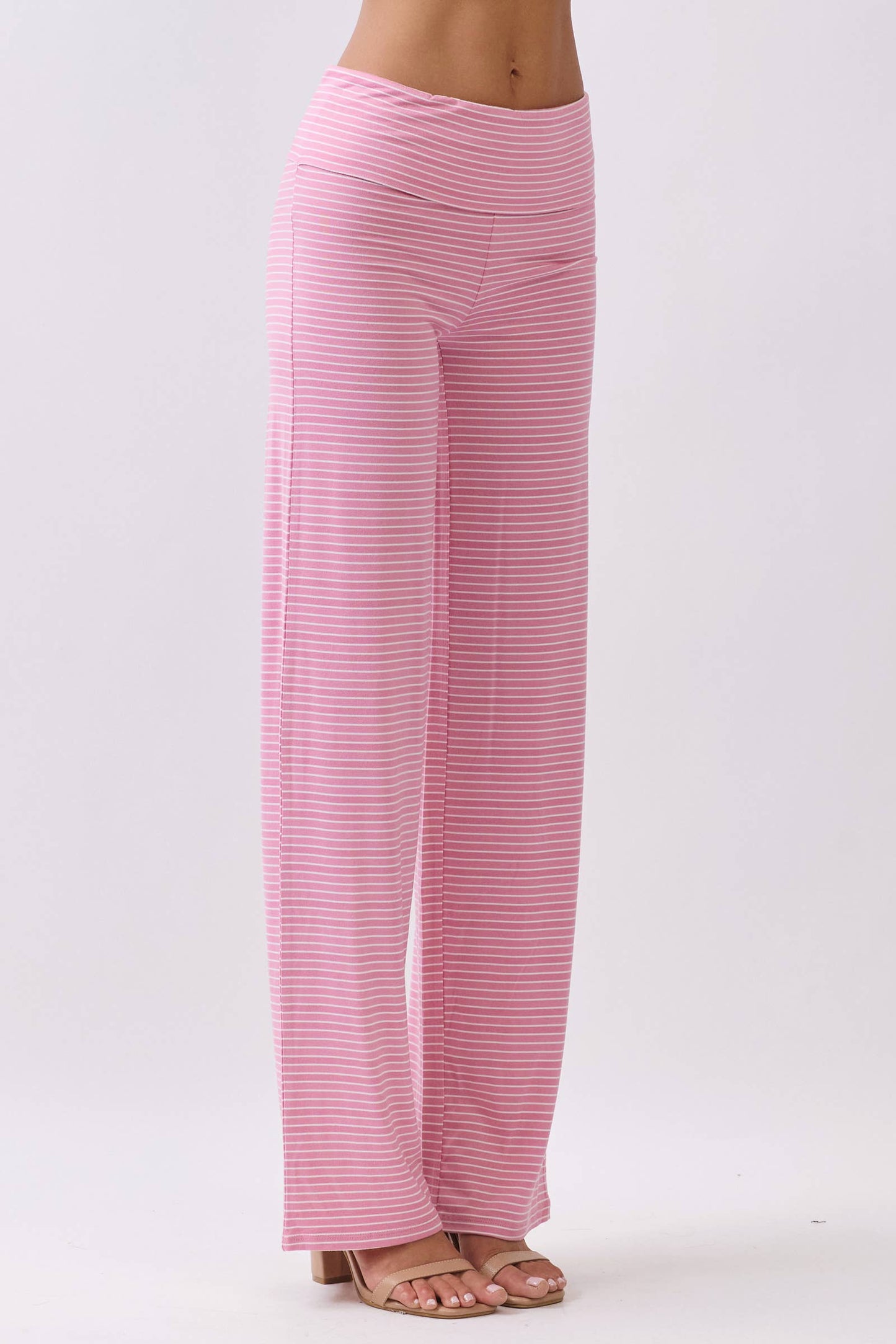 Striped Straight Leg Bottoms