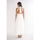 EYELIT HALTER MIDI DRESS