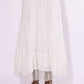 Grommet + Detailed Haky Hem Maxi Skirt