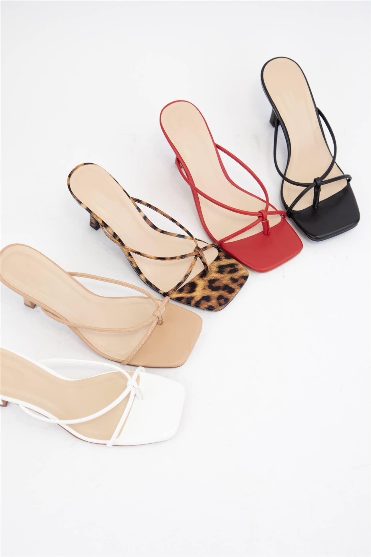 Thin Strap Kitten Heels