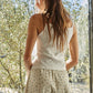 Knit Pointelle Ribbed Cami