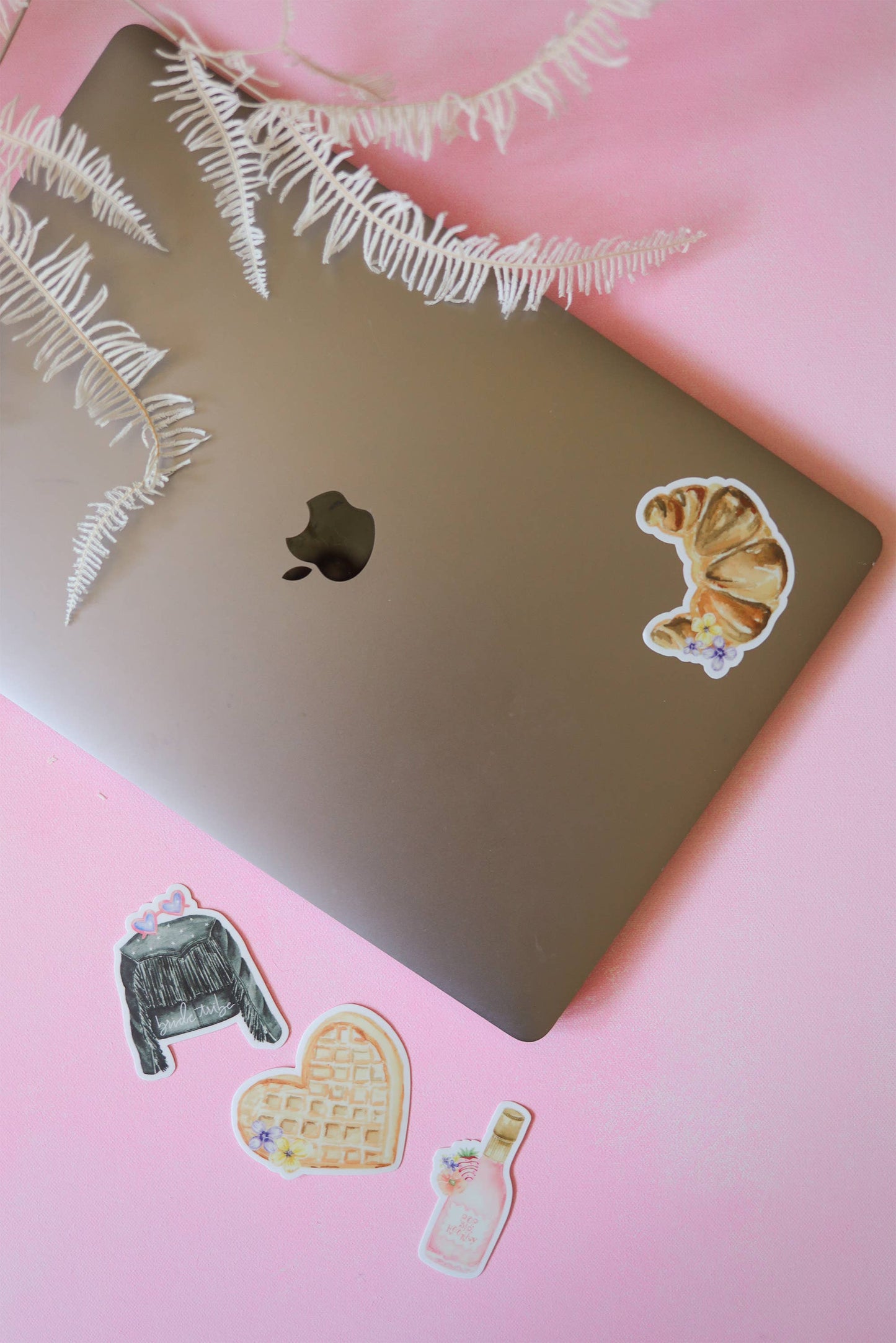 Croissant foodie vinyl sticker