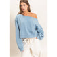 Off The Shoulder Sweatshirt