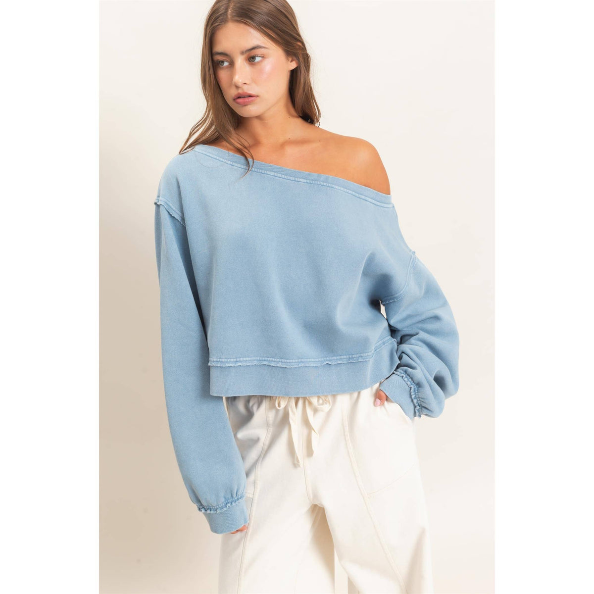 Off The Shoulder Sweatshirt