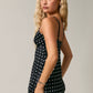 Polka Dot Asymmetrical Top