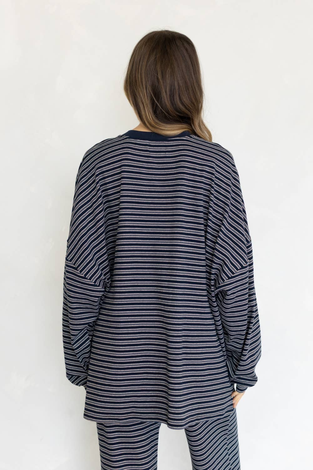 Lorenze Stripe Top