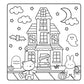 Sweet & Scary: Halloween Coloring Book