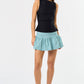 Knit Boatneck Tank with Side Ruched Detailing