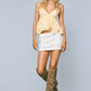 Sweetheart Ruffle Neck Sleeve Too