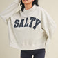 Salty Stars Oversized Mock Neck Sweatshirt