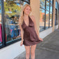 Chocolate Polka Dot Dress