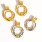 Siya 18K Gold Non-Tarnish Statement Hoop Earring