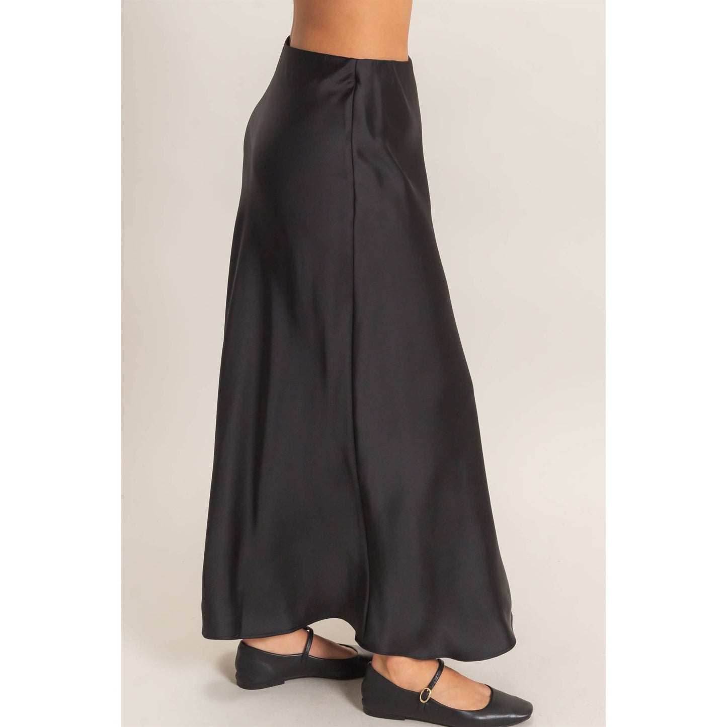 Satin Maxi Skirt