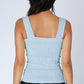 Lace Textured Square Top