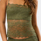 Scalloped Edge Lace Tank Top