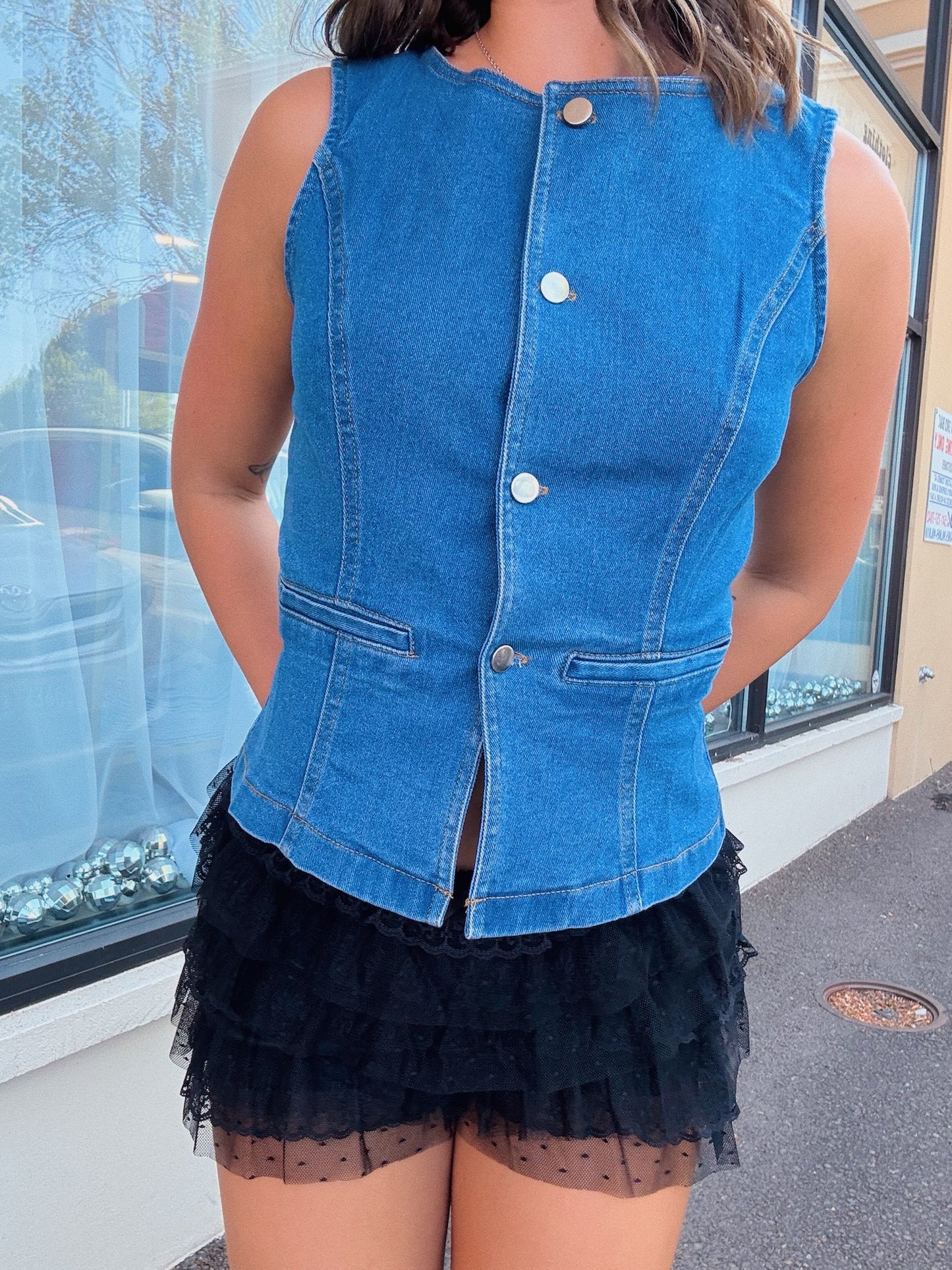 Nelly Denim Vest