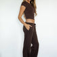 Emory Lightweight Fleece Wide Leg Pants