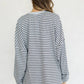 Lorenze Stripe Top