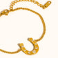 Tundra 18K Gold Non-Tarnish Horseshoe Bracelet