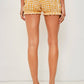 AINSLEY SMOCKED GINGHAM SHORTS