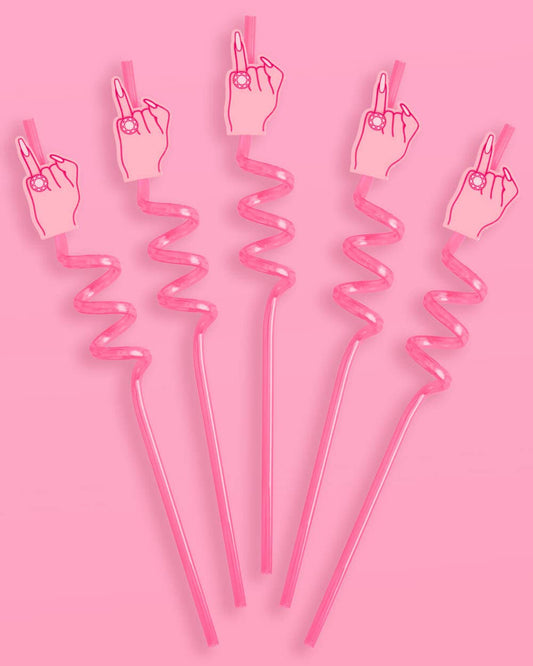 Bling Ring Straws