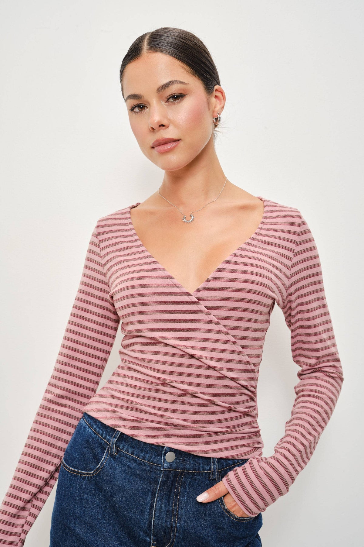ZORA STRIPED TOP