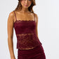 Scalloped Edge Lace Tank Top