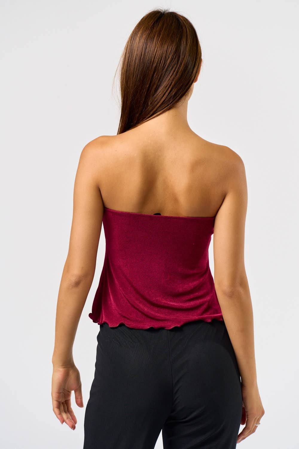 Tube Flyaway Top with Trim