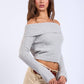 Overfold Knit Sweater