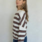 Piper Cardigan - Varsity Stripe