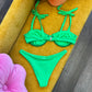Green Floral Bikini