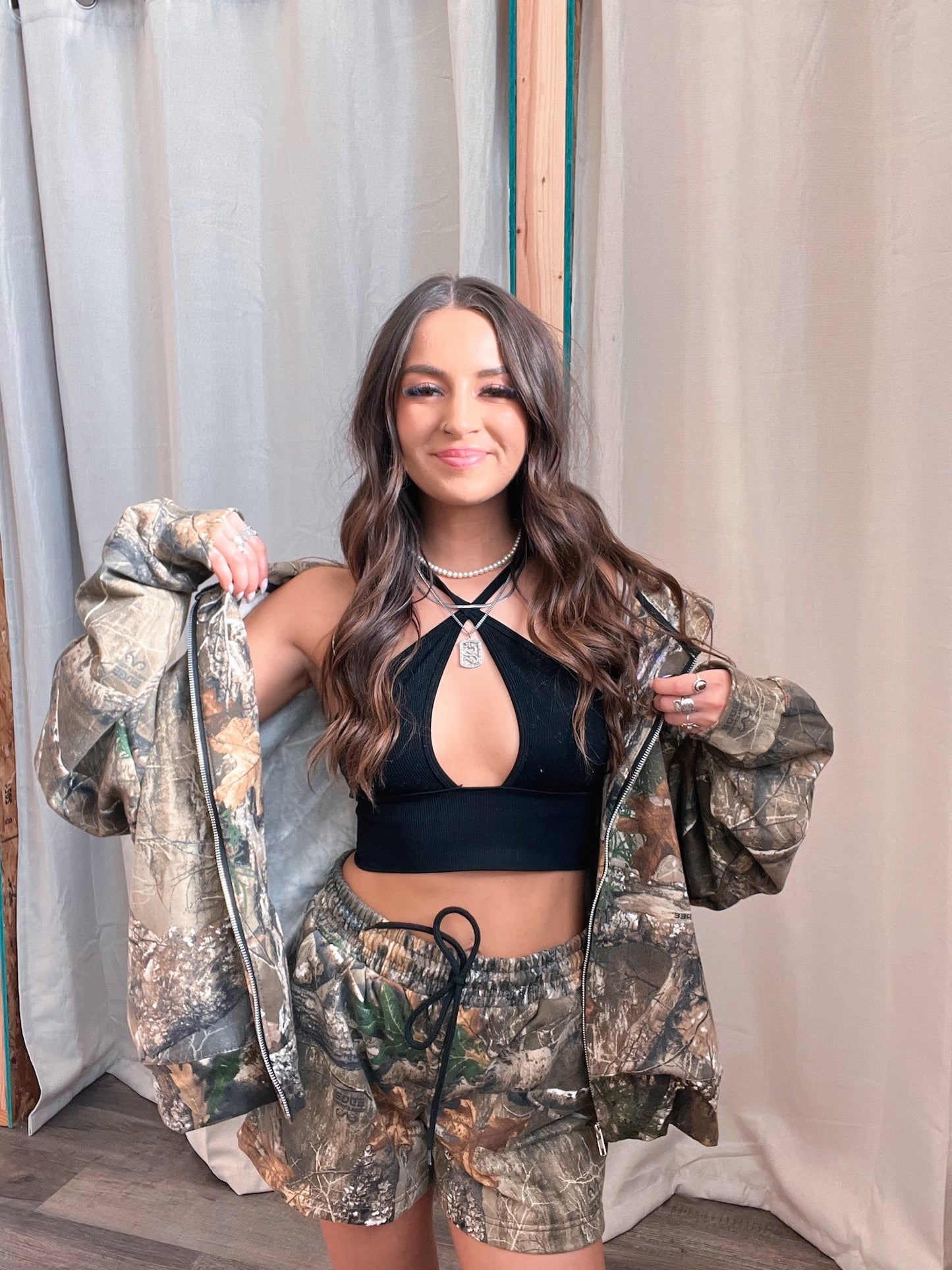 Camo Zip-Up