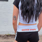 Black OSU Foldover Shorts