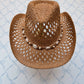 Seashell Cowgirl Hat-Tan