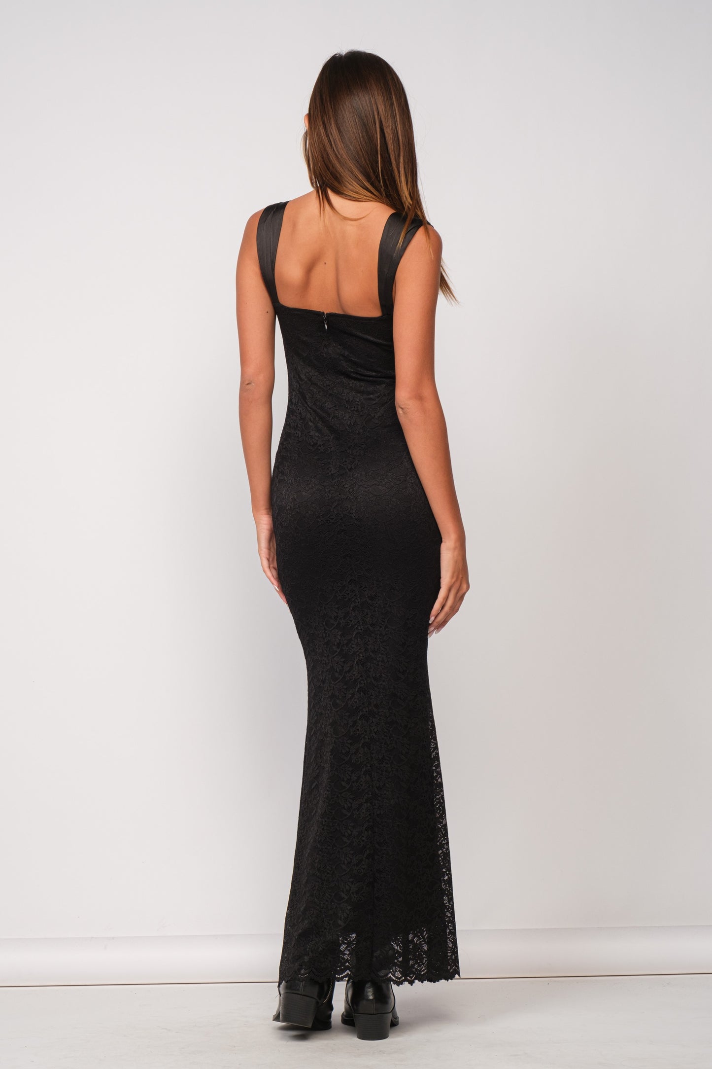 Lace Black Maxi Dress