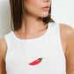 Chili Beaded Tank