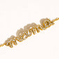 Lolana 18K Gold Non-Tarnish CZ Mama Script Bracelet