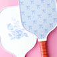 Blue Bow Floral Pickleball Paddle 