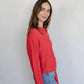 Red Piper Cardigan