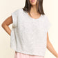 Soft Button-Front Knit Top