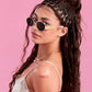 Golden Bride Sunnies - pearl embossed sunglasses, bride accessories, bachelorette