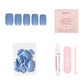 Cashmere Blue Press-On Nails