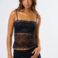 Scalloped Edge Lace Tank Top