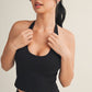 Scoop Neck Halter Top