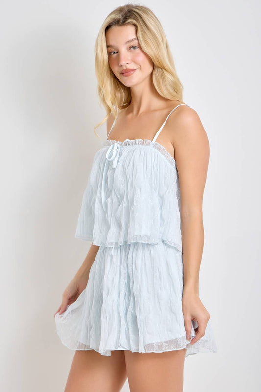 Lace Ruffle Top