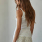 Knit Blue Floral Shorts