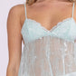 Lace Cup Detailed Cami Sequins BabyDoll Top