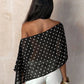 Polka Dot One Shoulder Top