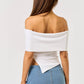 Aly Asymmetrical Off Shoulder Top