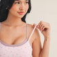 Ditsy Print Double Layered Sports Bra